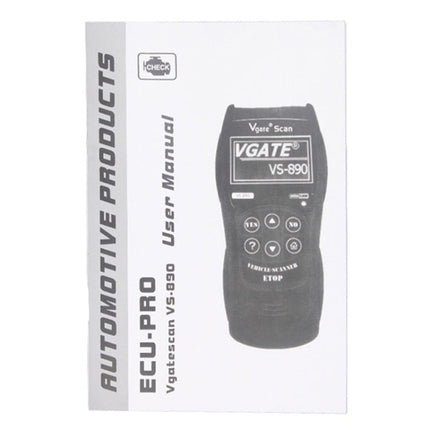 Vgate VS890 Professional Diagnostic Code Scanner Tool, Supported Multi Languages, VS890