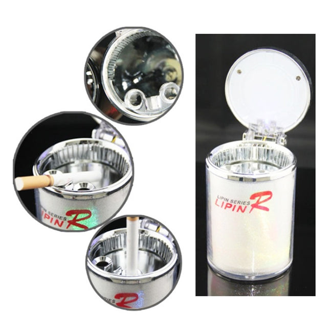 Portable 7 Color LED Light Car Automobile Ashtray Cigarette Holder, Size: 66 x 99 mm, 7 Color  LED Light