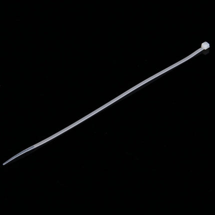 500 PCS 3 x 150mm Self-Locking Nylon Cable Wire Zip Ties, 3mm x 150mm White