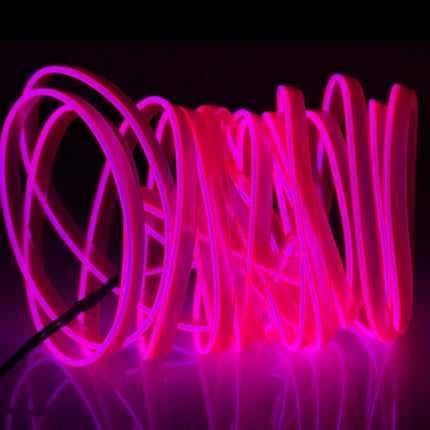 Waterproof Flat Flexible Car Strip Light with Driver for Car Decoration, Length: 5m, 5M