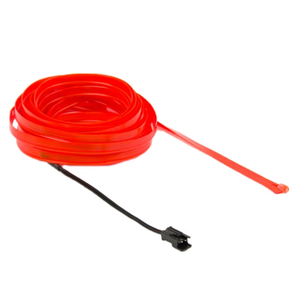 Waterproof Flat Flexible Car Strip Light with Driver for Car Decoration, Length: 5m, 5M