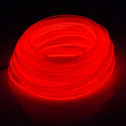Waterproof Flat Flexible Car Strip Light with Driver for Car Decoration, Length: 5m, 5M