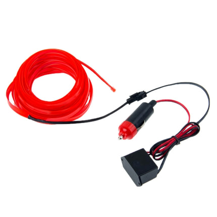 Waterproof Flat Flexible Car Strip Light with Driver for Car Decoration, Length: 5m, 5M