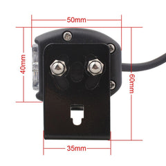 2 PCS  6 inch 6 LED 2 x 18W Car Flash Warning Light Red + Blue Change White Waterproof Emergency Light, DC 12V