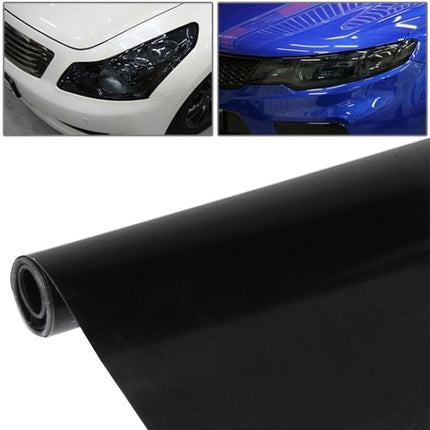 Protective Decoration Flash Point Car Light Membrane /Lamp Sticker, Size: 195cm x 30cm, Grey Black, Dark Black, Baby Blue, Fluorescent Green, Pink, Crystal Green, Matte Black, Dark Blue