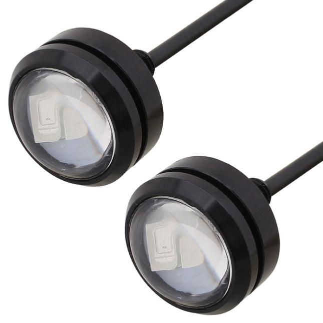 2 PCS 22.5mm 1.5W 150LM Ice Blue Light 3 LED SMD 5630 Spotlight Eagle Eye Light Daytime Running Light for Vehicles, S-CMS-3700B, S-CMS-3700F, S-CMS-3700G, S-CMS-3700L, S-CMS-3700R, S-CMS-3700W, S-CMS-3700Y