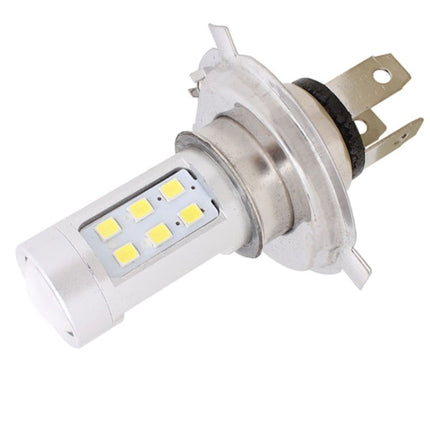 H4 4.2W 630LM White Light 21 LED 2835 SMD Car Headlamp Bulb, Constant Current, DC 12-24V