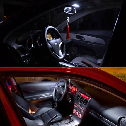 2 PCS 41mm 3.5W 180LM White Light 12 LED SMD 4014 CANBUS License Plate Reading Lights Car Light Bulb