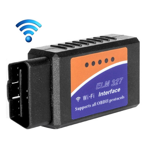 Portable ELM327 OBDII WiFi Car Diagnostic Interface Scanner Support All OBDII Protocols, ELM327 OBDII WiFi