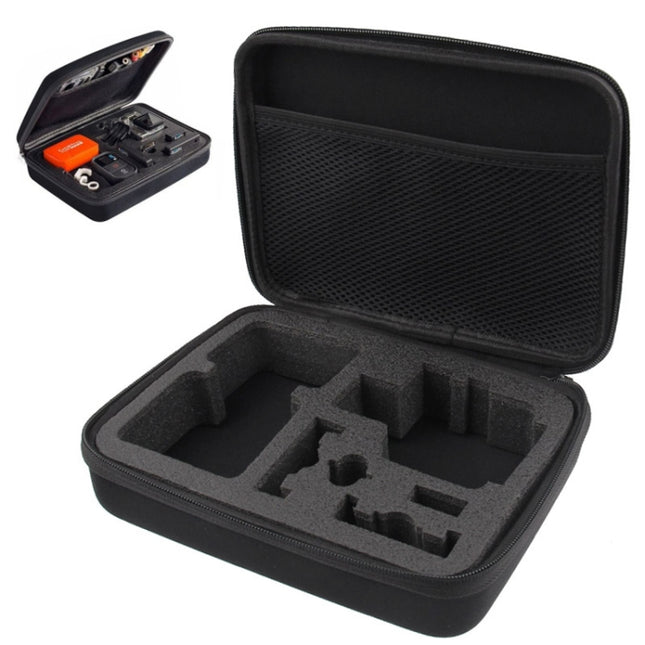 Shockproof Waterproof EVA Portable Case for GoPro, Insta360, DJI and Other Action Camerasi, Size: 22.5cm x 17.5cm x 6.7cm