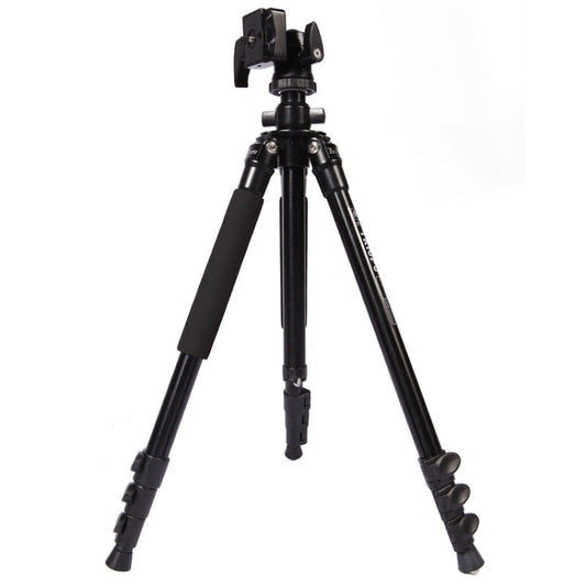 Triopo C-158+KJ-1 Adjustable Portable Aluminum Alloy Tripod, C-158+KJ-1 (Black)