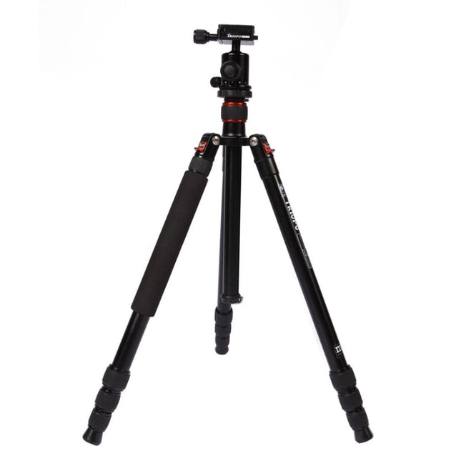 Triopo MT-2504C Adjustable Portable Aluminum Tripod with NB-1S Ball Head for Canon Nikon Sony DSLR Camera, MT-2504C (Black), MT-2504C (Gold)