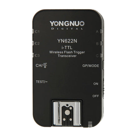 YONGNUO YN622N-KIT i-TTL Wireless Flash Trigger Controller + Transceiver Kit for Nikon Camera, for Nikon