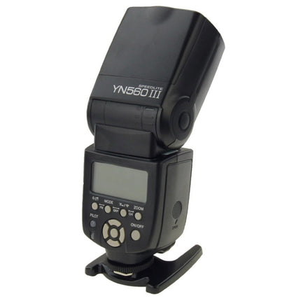 YN-560 III Ultra-long-range Wireless Flash Speedlite with Metal Hot Shoe for Canon / Nikon / Pentax / Olympus DSLR Camera, YN-560 III