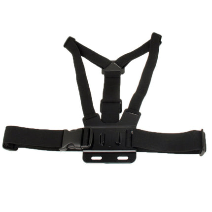 Extreme Sport Front Chest Elastic Belt Shoulder Strap Mount Holder for GoPro, Insta360, DJI and Other Action Cameras