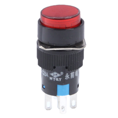 Car DIY Round Button Push Switch / Indicator, Red Indicator, Green Indicator