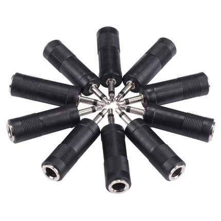 3.5mm Male to 6.35mm Female Mono Sound Converters Adapters (100 Pcs in One Package, the Price is for 100 Pcs)