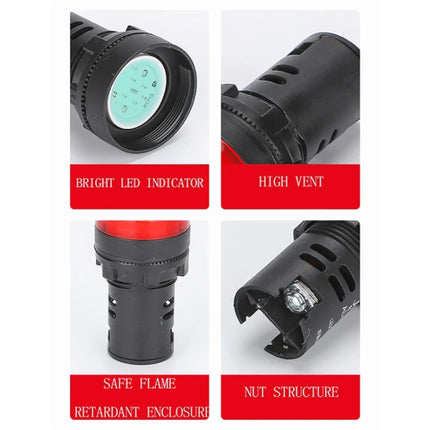 12V AD16-22D / S 22mm LED Signal Indicator Light Lamp