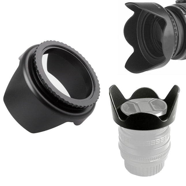 58mm Lens Hood for Cameras(Screw Mount)