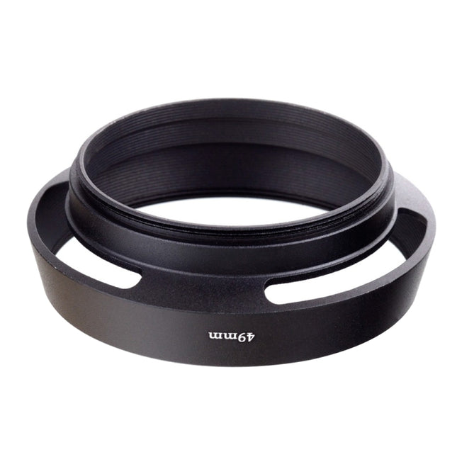49mm Metal Vented Lens Hood for Leica, 49mm