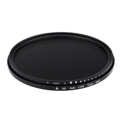 72mm ND Fader Neutral Density Adjustable Variable Filter ND 2 to ND 400 Filter
