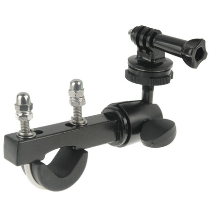 Handlebar Seatpost Big Pole Mount Bike Moto Bicycle Clamp with Tripod Mount Adapter & Screw for GoPro, Insta360, DJI and Other Action Cameras, Moto Bicycle Clamp