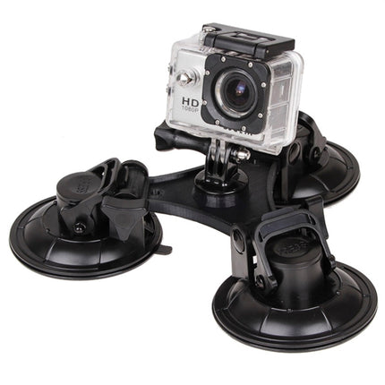 XM70-B Triangle Direction Suction Cup Mount with Hexagonal Screwdriver for GoPro, Insta360, DJI and Other Action Cameras, For GoPro HERO9 XM70-B