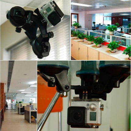 Triangle Direction Suction Cup Mount with Hexagonal Screwdriver for GoPro, Insta360, DJI and Other Action Cameras(XM70-A)