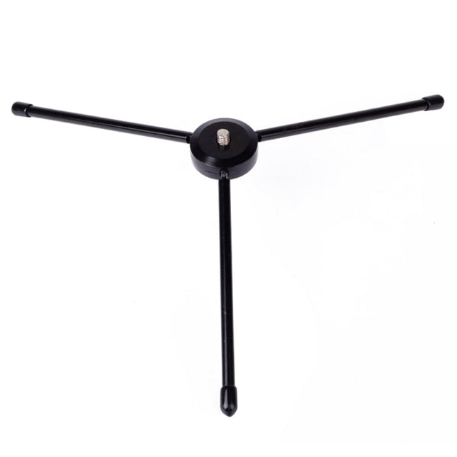 Portable Folding Metal Tripod for PULUZ Action Sports Cameras Jaws Flex Clamp Mount for GoPro, Insta360, DJI and Other Action Cameras