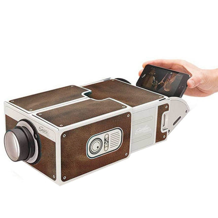 Cardboard Smartphone Projector / DIY Mobile Phone Projector Portable Cinema, S-DMP-0016Z, S-DMP-0016