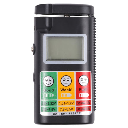 Digital LCD Screen Battery Tester for R20S / R14S / R6S / R03 / R1 / Button / 6F22