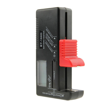 BT-168D Digital LCD Display Battery Universal Tester for 1.5V AAA, AA and 9V 6F22 Batteries