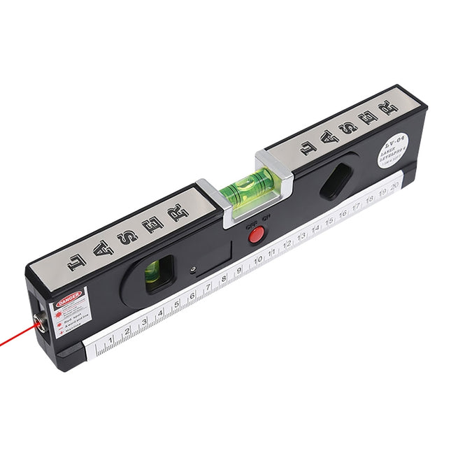 Laser Level with Tape Measure Pro 4 (100cm) / Level Bubbles with LED Light, LV-04