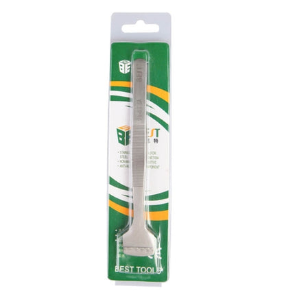 BEST BST-91-6T SA Professional Stainless Steel Wafer Tweezers for Silicon Wafer, BST-91-6T