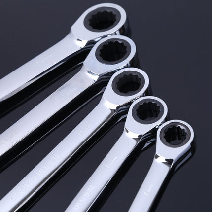 Professional Double-head Ratchet Wrench Set, 5 PCS/Set