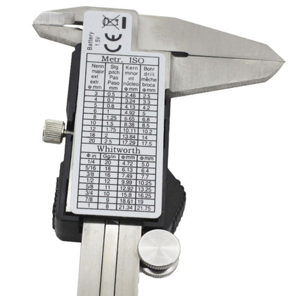 LCD Digital Vernier Caliper/Micrometer, Measure Range: 150 mm (6 inch), 150 mm Vernier Caliper