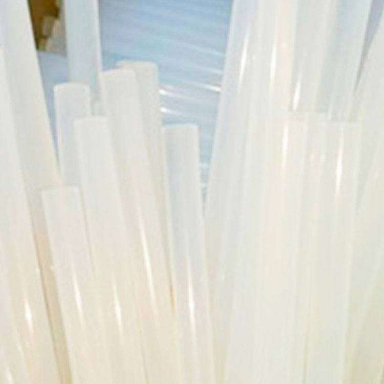 10 PCS Practical Transparent White Hot Melt Glue Stick, Size: 270 x 7mm