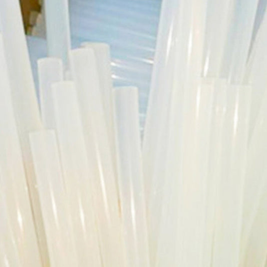 10 PCS Practical Transparent White Hot Melt Glue Stick, Size: 270 x 7mm