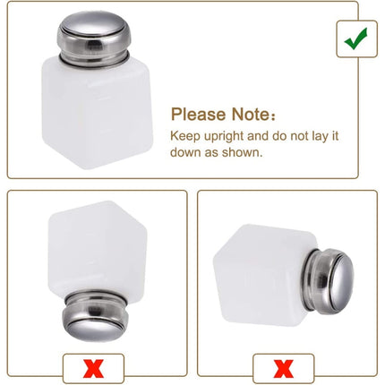 100ml Push Down Alcohol and Liquid Container Bottle, 100ml