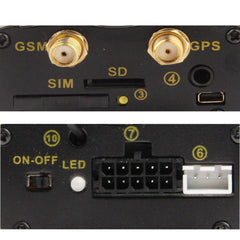 103B GSM / GPRS / GPS Vehicle Tracking System, Support TF Card Memory, Band: 850 / 900 / 1800 / 1900Mhz