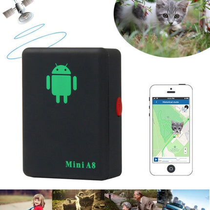 TRACKER Mini A8 Real Time 4 Bands Global Locator GSM/GPRS Tracker Tracking Device for Personal