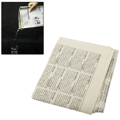 Newspapers Pour The Water / Magic Props / Street Magic / Magic Tricks, Newspapers  Magic Tricks