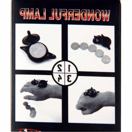 Coin Magic Props Wonderful Lamp Teapot King Magic Tricks, Teapot King Magic Tricks
