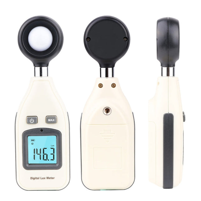 BENETECH Digital Light Lux Meter for Factory / School / House Various Occasion, Range: 0-200,000 Lux (GM1010), GM1010