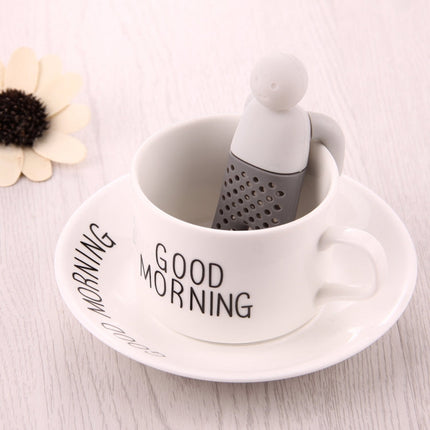Cute Mr Tea Infuser Silicone Tea Strainers