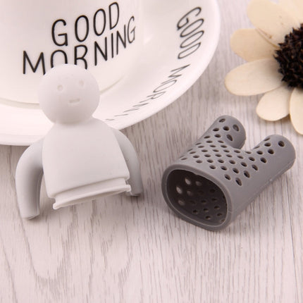 Cute Mr Tea Infuser Silicone Tea Strainers