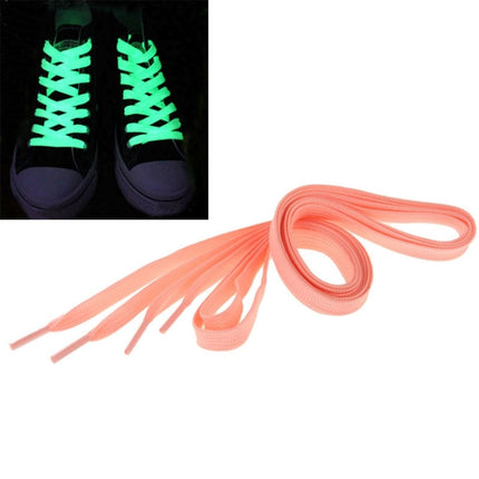 2 PCS Fashion Sports Fluorescent Color Flat Shoelaces