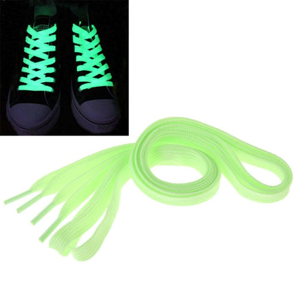 2 PCS Fashion Sports Fluorescent Color Flat Shoelaces