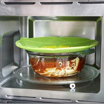 New Spill-Proof, Anti-Flutter and Heat-Resistant Silicone Pot Cover (Ramdom Color Delivery)