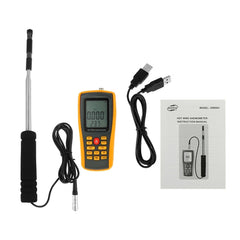 BENETECH GM8903 2.6 inch LCD Screen Digital Hot Wire Wind Speed Wind Temperature Anemometer, GM8903